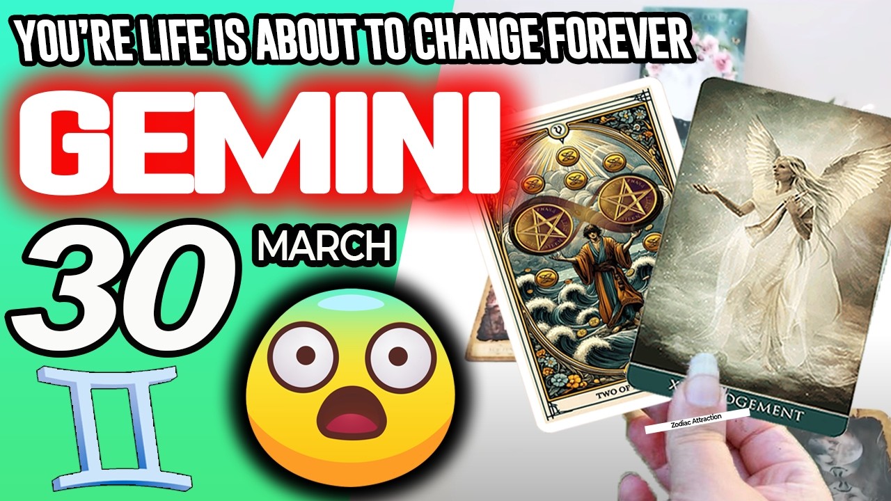Gemini ♊😱YOU&rsquo;RE LIFE IS ABOUT TO CHANGE FOREVER❗️😨 horoscope for today MARCH 30 2026 ♊ #gemini tarot