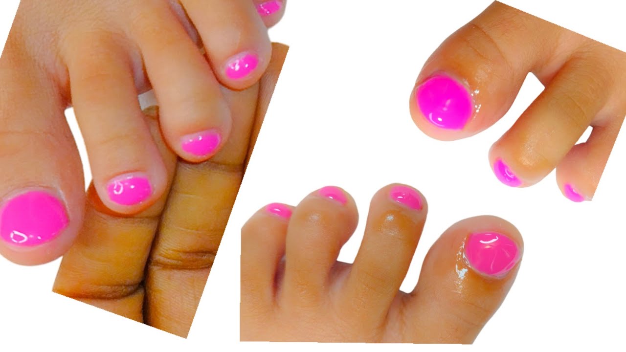Easy Pedicure For Older Kids. Summer Pedicure