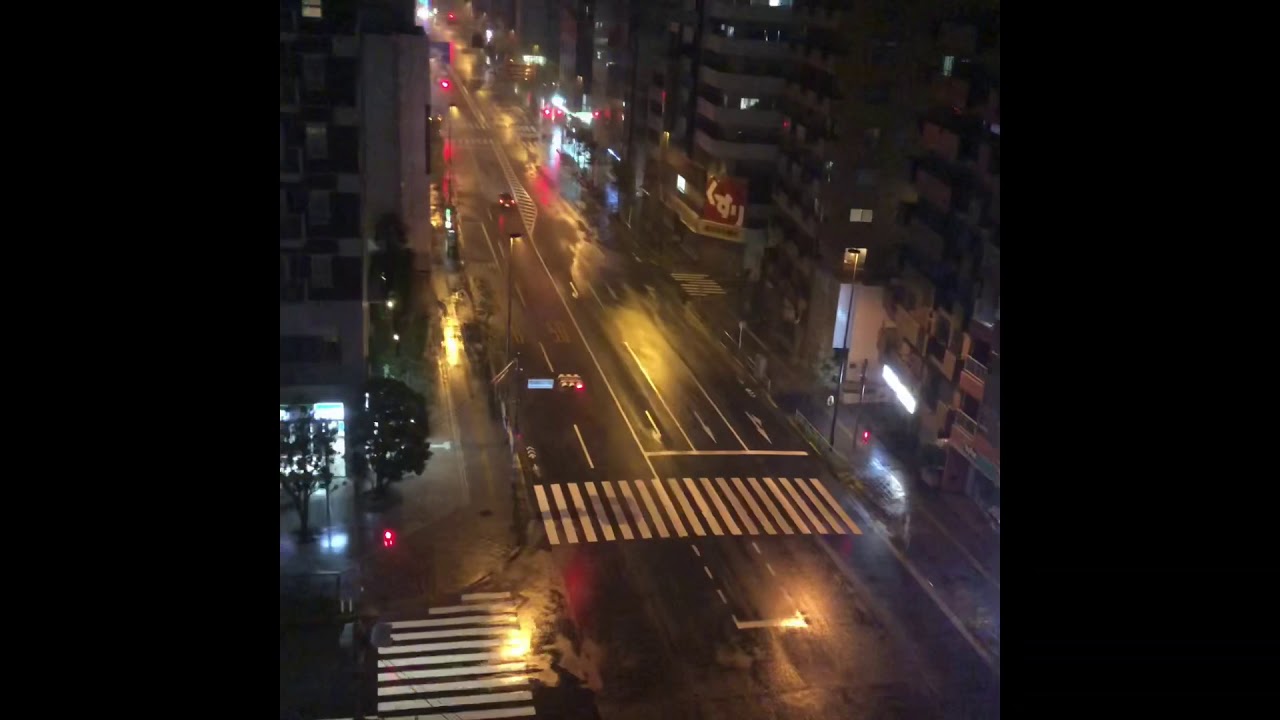 Hagibis Typhoon in Japan 2019 October 13 Tokyo