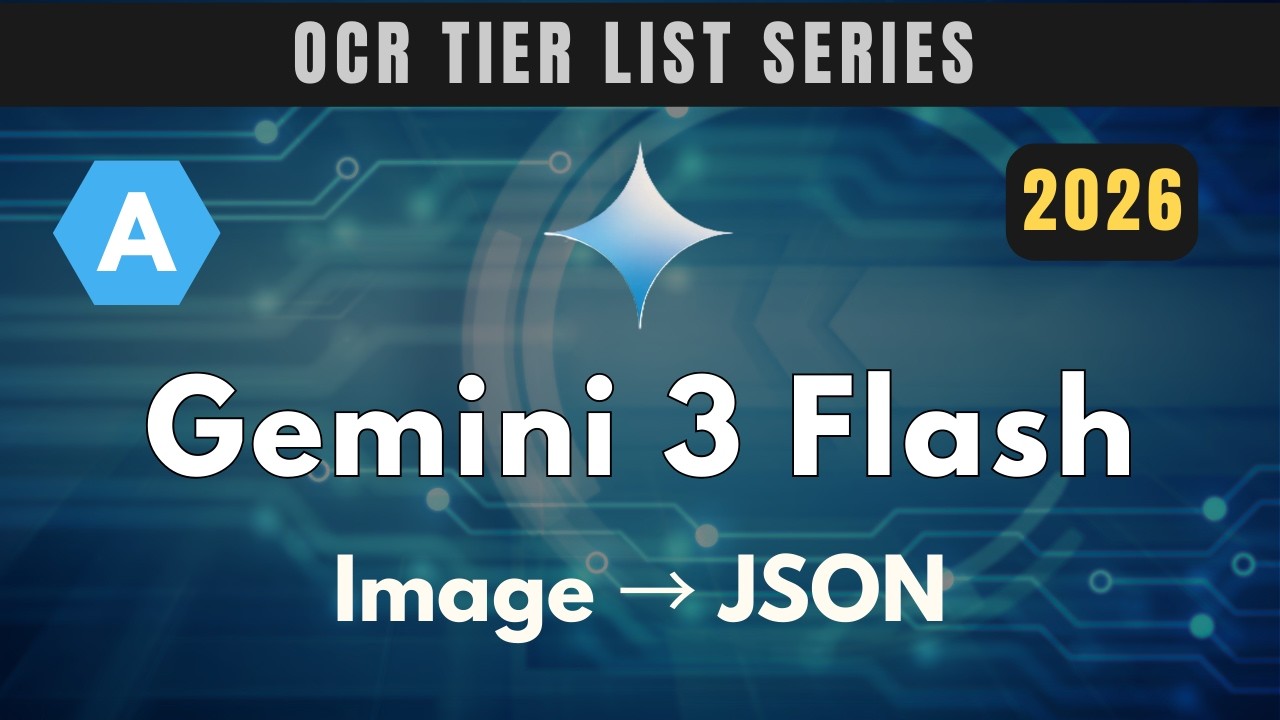 Бесплатный обучающий урок по OCR в Gemini 3 — преобразование изображения в JSON за 5 минут.
