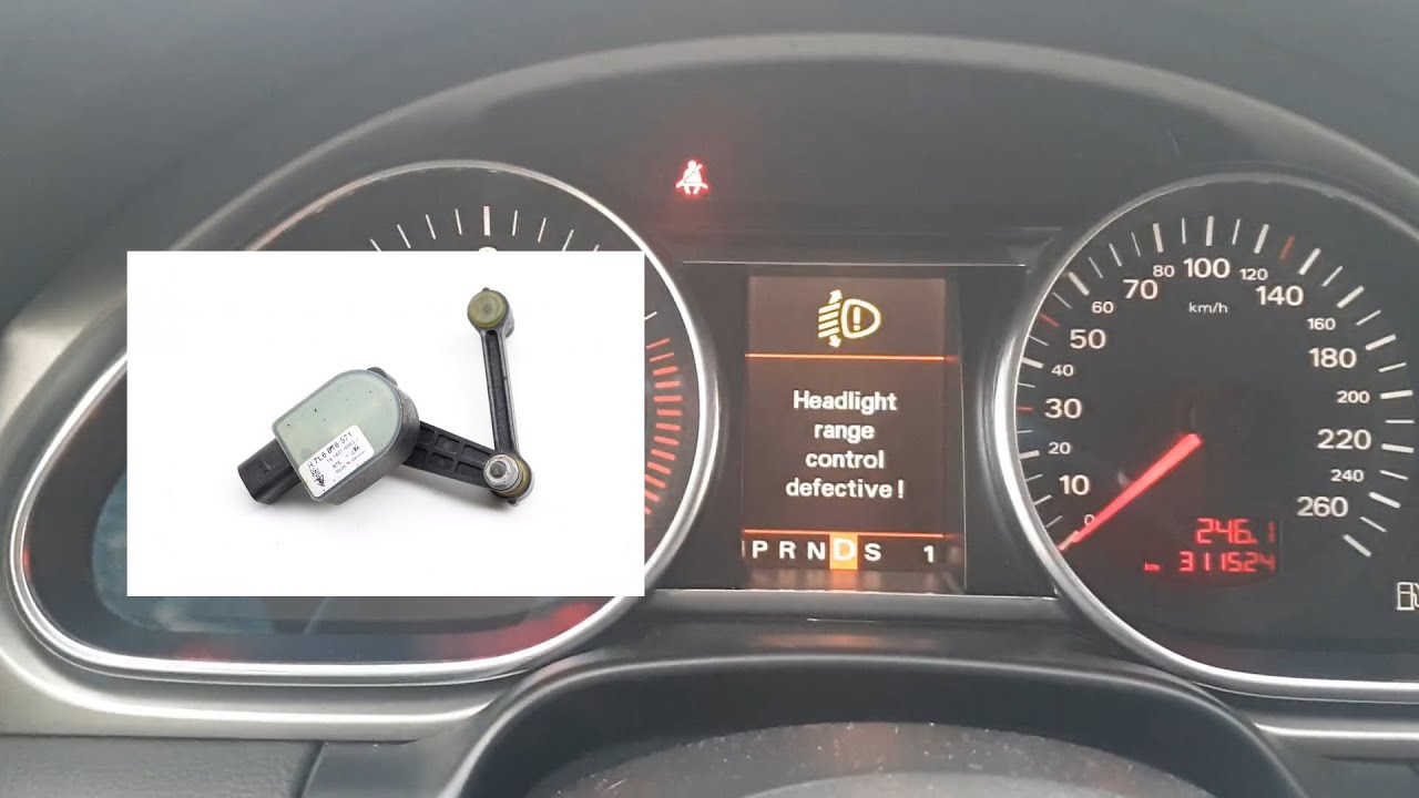 Неисправность корректора фар! Audi Q7 4L, Audi A6 C6, Volkswagen, Seat, Skoda