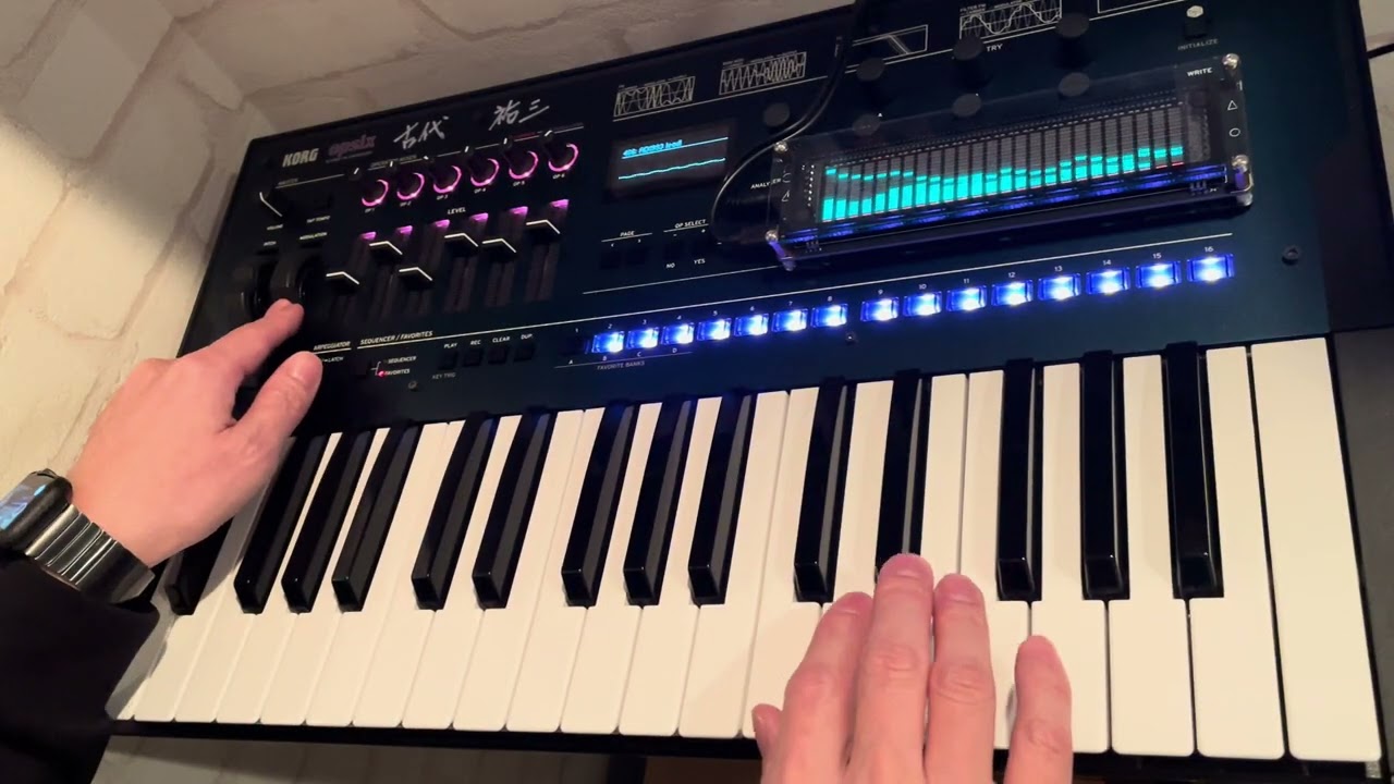 ニンジャウォーリアーズ / A.D.1993 をKORG opsixで弾いてみた