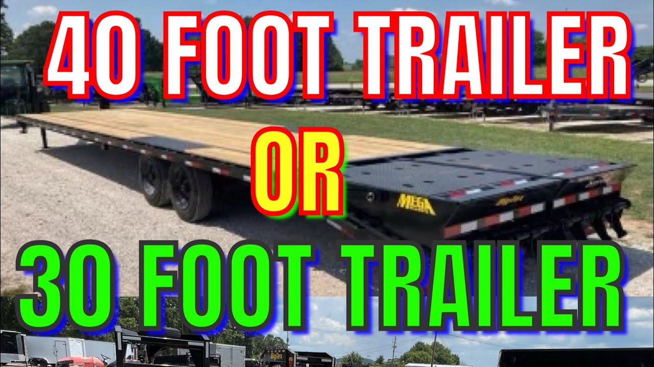WHICH IS BETTER FOR NON CDL HOTSHOT TRUCKING || 30 FOOT OR 40 FOOT TRAILER || MUST WATCH