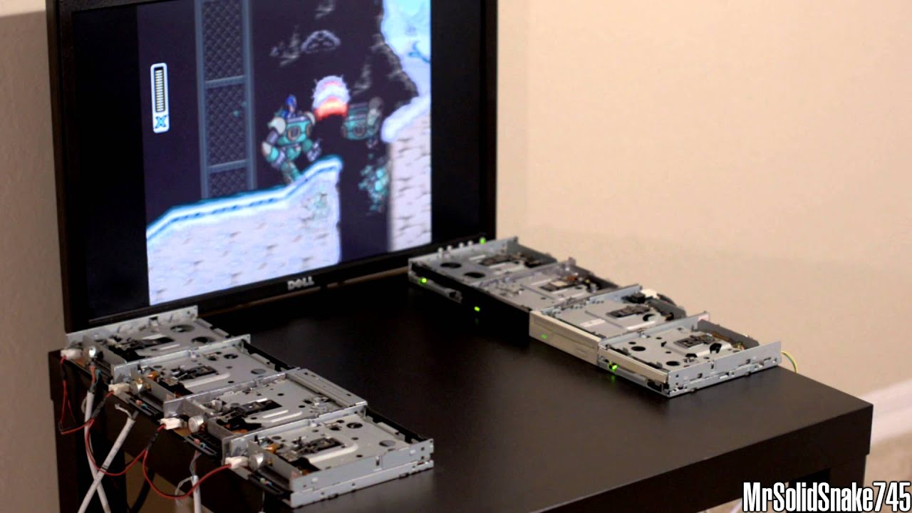 MMX - Chill Penguin on Eight Floppy Drives