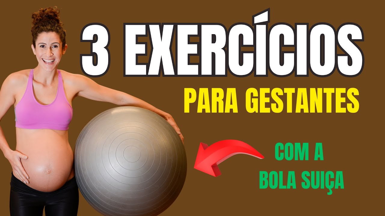 3 Exercícios com bola para sua aluna gestante