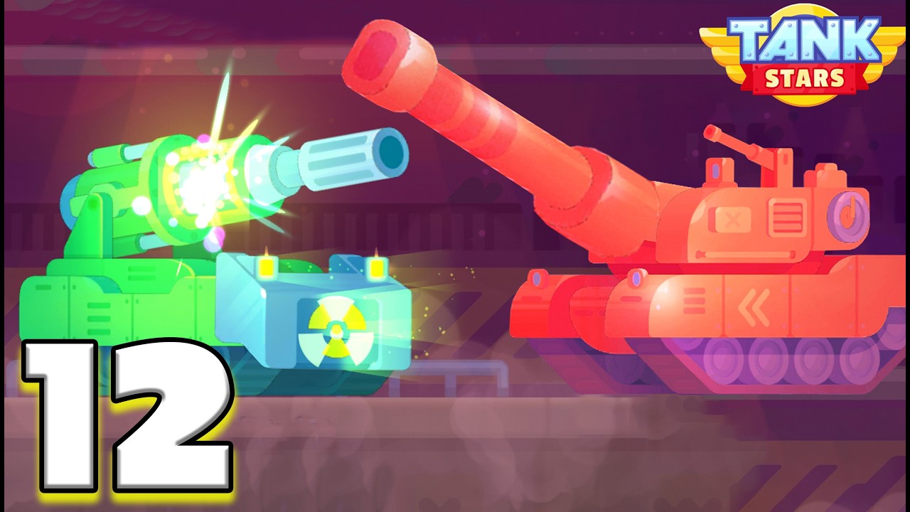 Tank Stars: Tank Maxed Level - Battle in All Fields  (iOS, Android) Gameplay Part-13