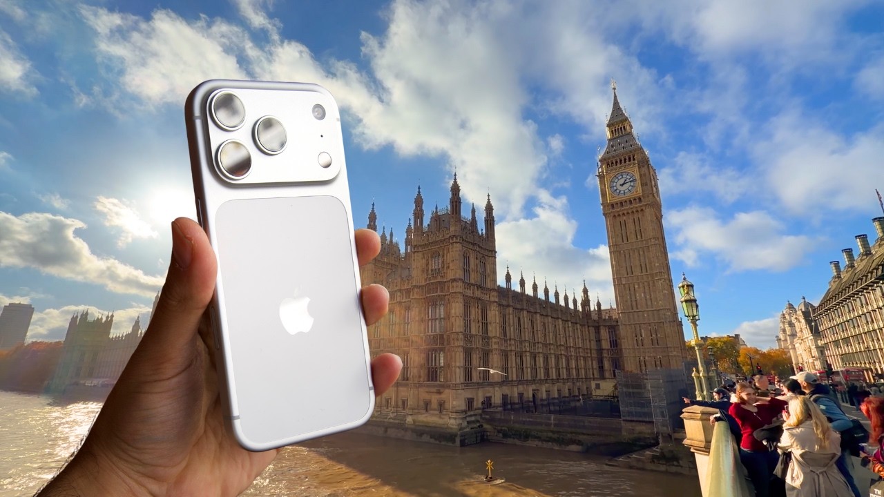 Un d&iacute;a REAL con el iPhone 17 Pro en Londres | C&aacute;maras, apps, bater&iacute;a, gadgets...