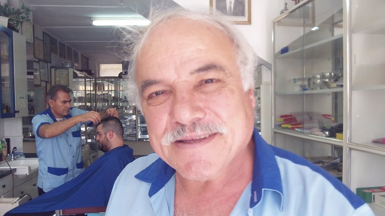 #GreekCypriot #Traditional #Poet #Barber Yiannis Ttikkis in #Nicosia #Cyprus (Oct 24, 2014)