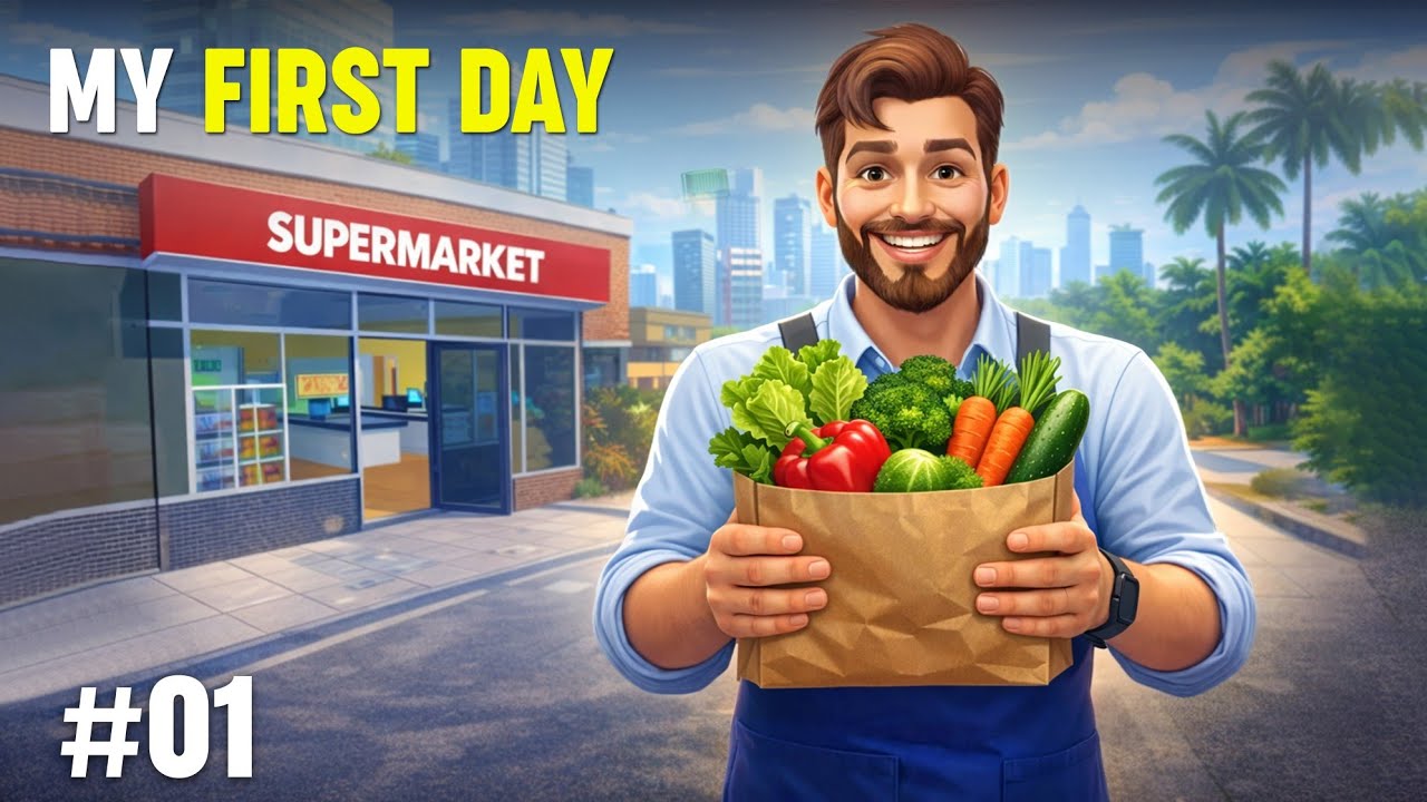 I Opened My Own Grocery Shop in the City (Supermarket Simulator Part 1)