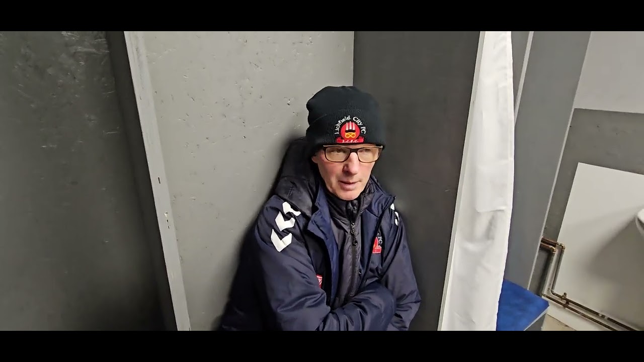 INTERVIEW WITH LICHFIELD CITY MANAGER IVOR GREEN AFTER DEFEAT TO BOLDMERE ST MICHAELS.