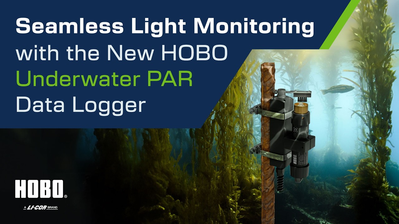 Seamless Light Monitoring with the New HOBO Underwater PAR Data Logger