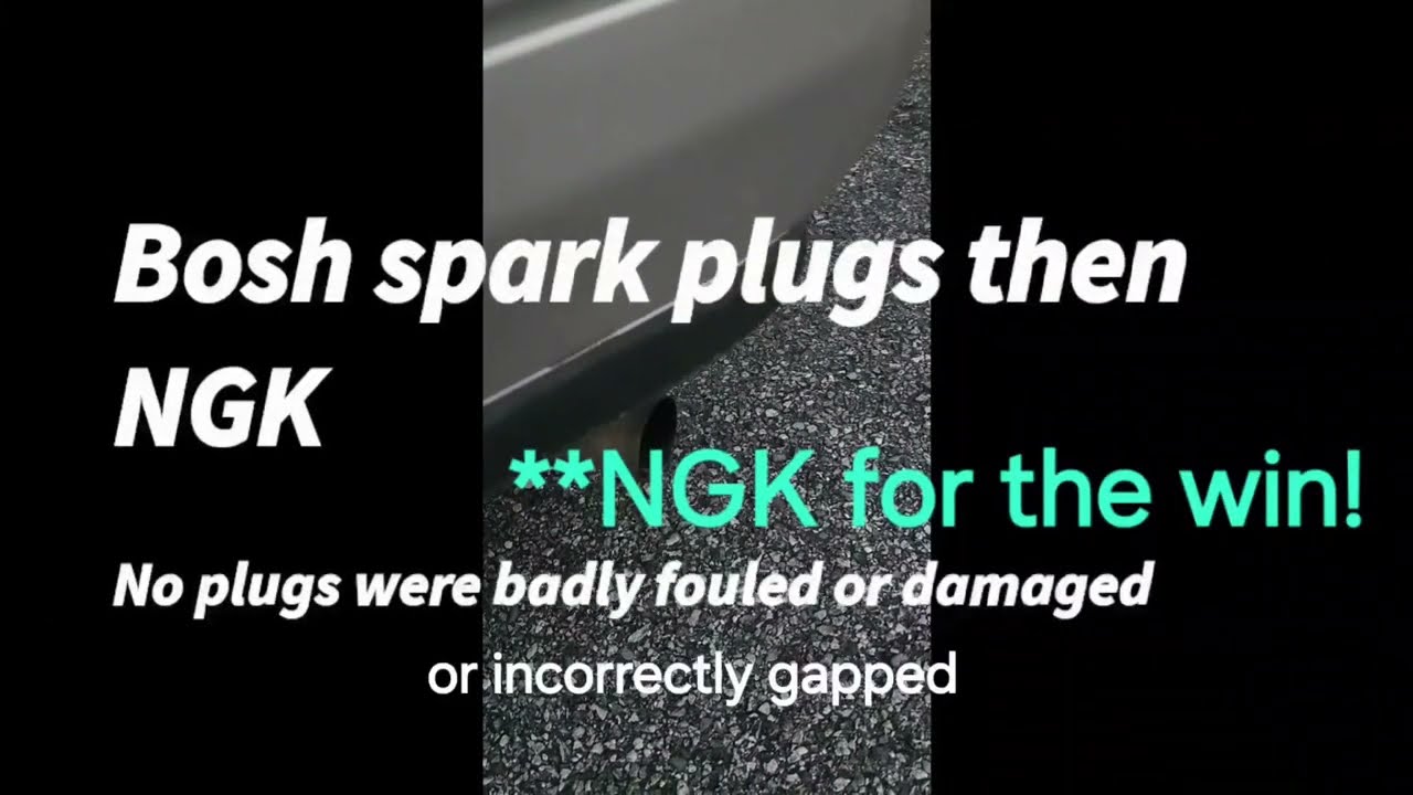 New Bosch spark plugs VS. new NGK spark plugs