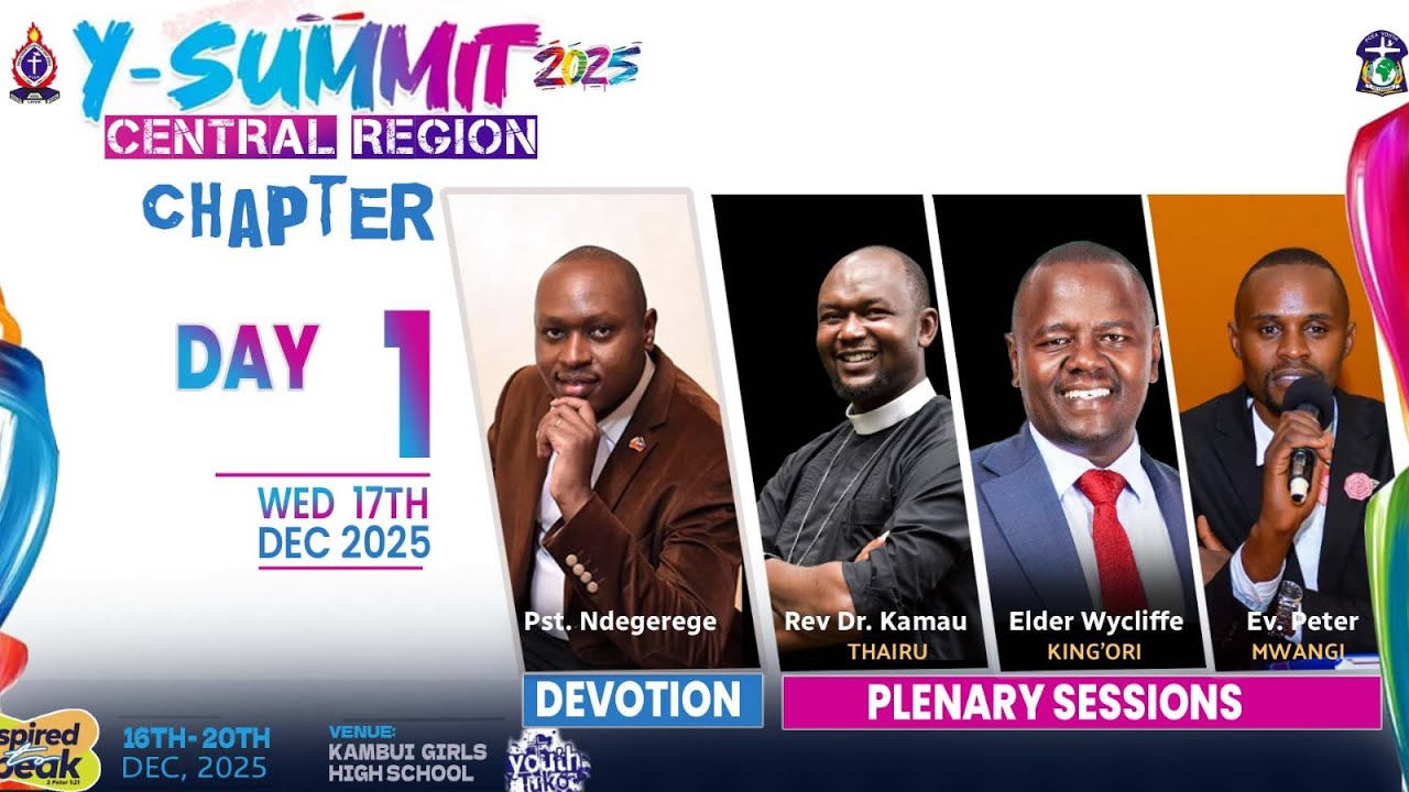Y-SUMMIT 2025 Central Region Chapter ||Day 1 Plenary Session