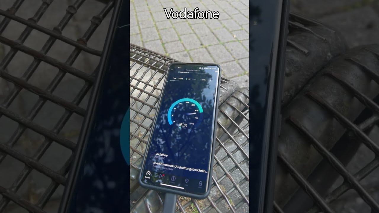 Telefonica o2 vs Vodafone LTE Speedtest in Frankfurt auf der Leipziger Stra&szlig;e 🔥