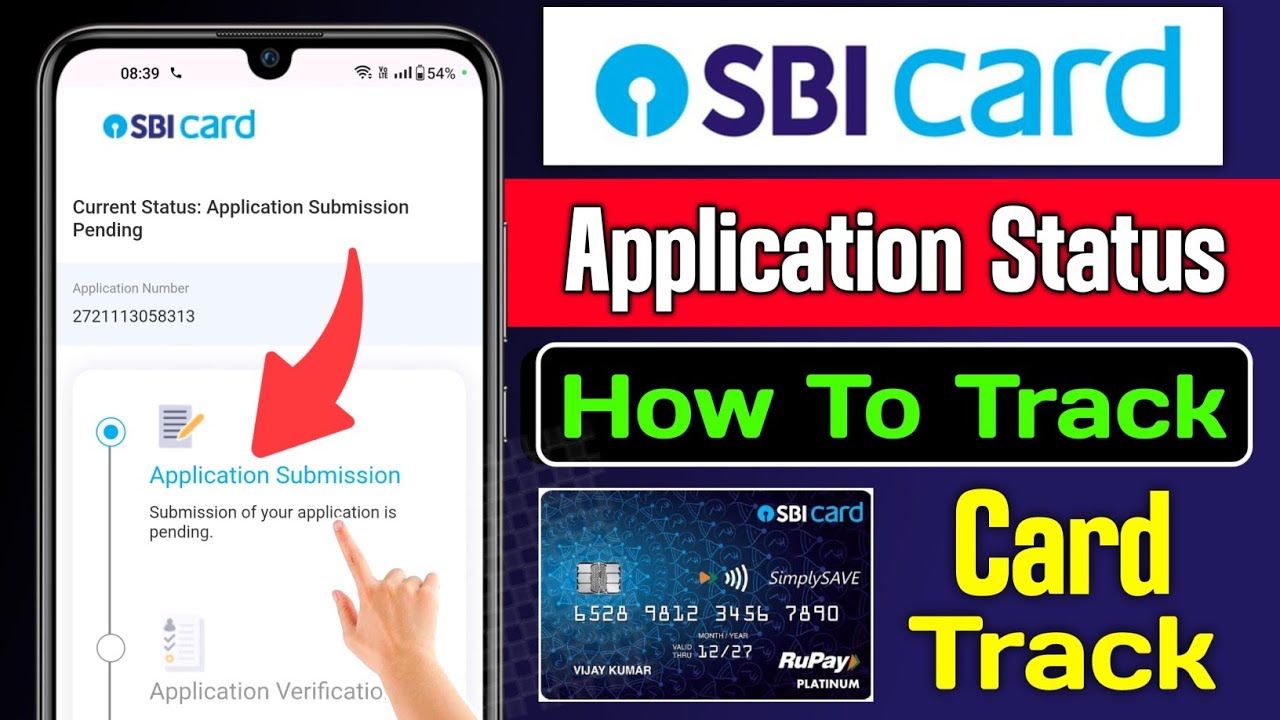 How to Track SBI Credit Card Application Status | How to Check SBI Credit Card Application Status