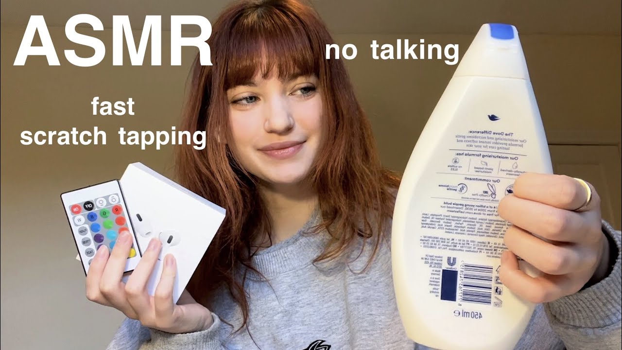 ASMR ~ Fast Scratch Tapping (Lofi, No Talking For Study/Sleep)