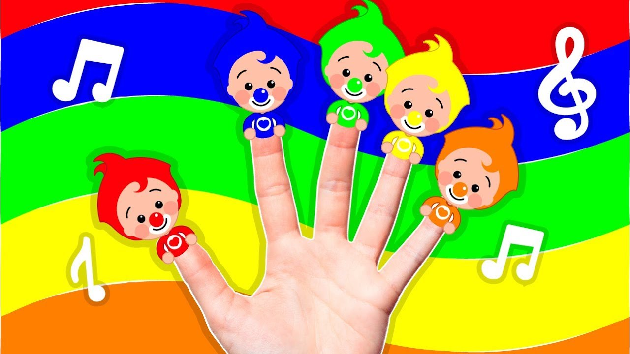 Familia Dedo de Colores 🖐️🎨🎶 Canciones Infantiles | Plim Plim