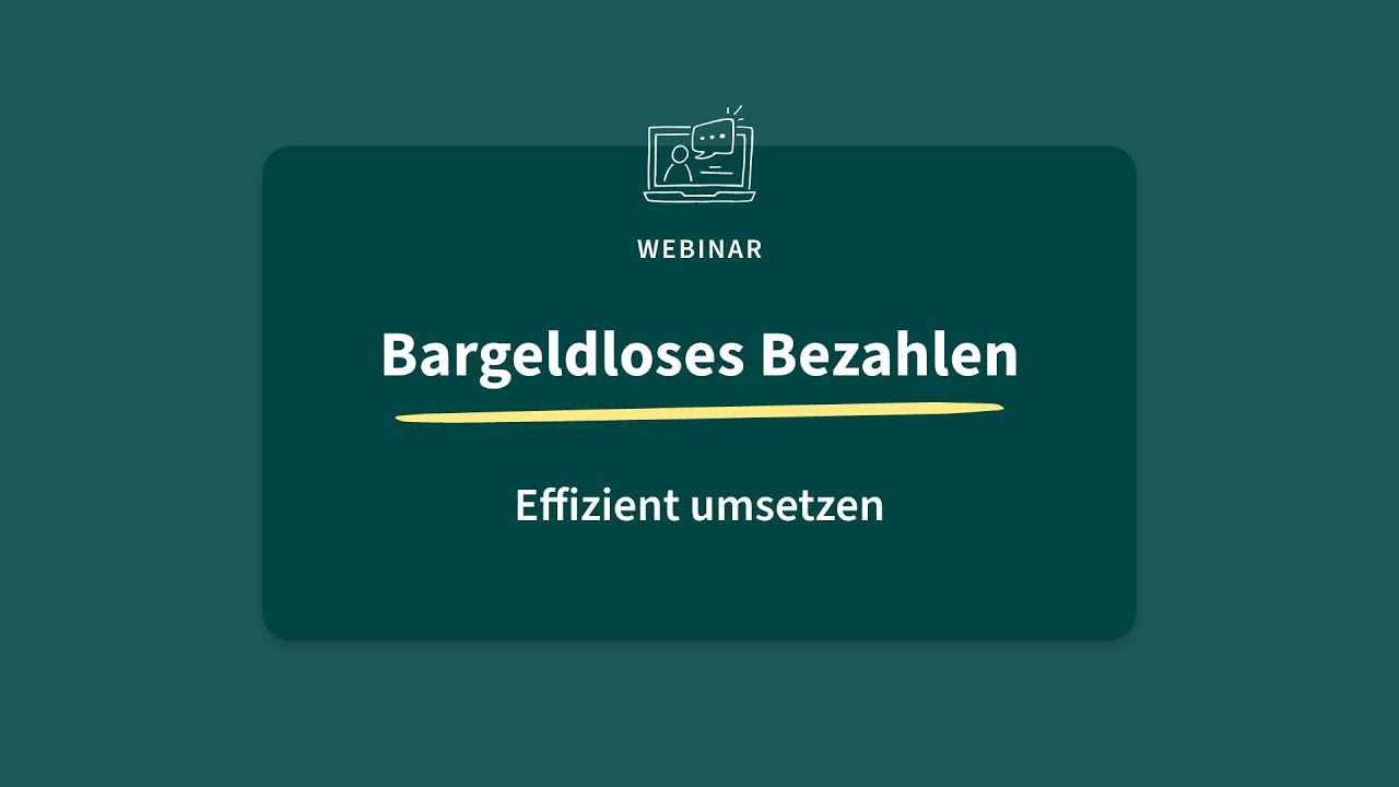 Bargeldlose Bezahlung effizient umsetzen | Gastronovi Webinar