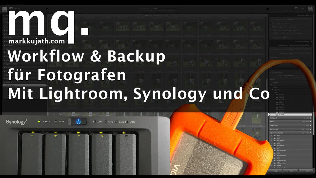 Workflow und Backup für Profi Fotografen - Mac mit Lightroom, TimeMachine und Synology NAS Server