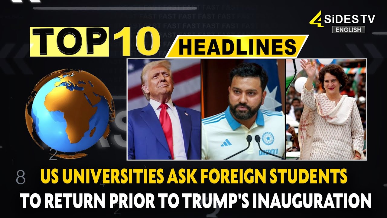 Top 10 English News : US Universities Ask Foreign Students To Return Prior To Trump's Inauguration