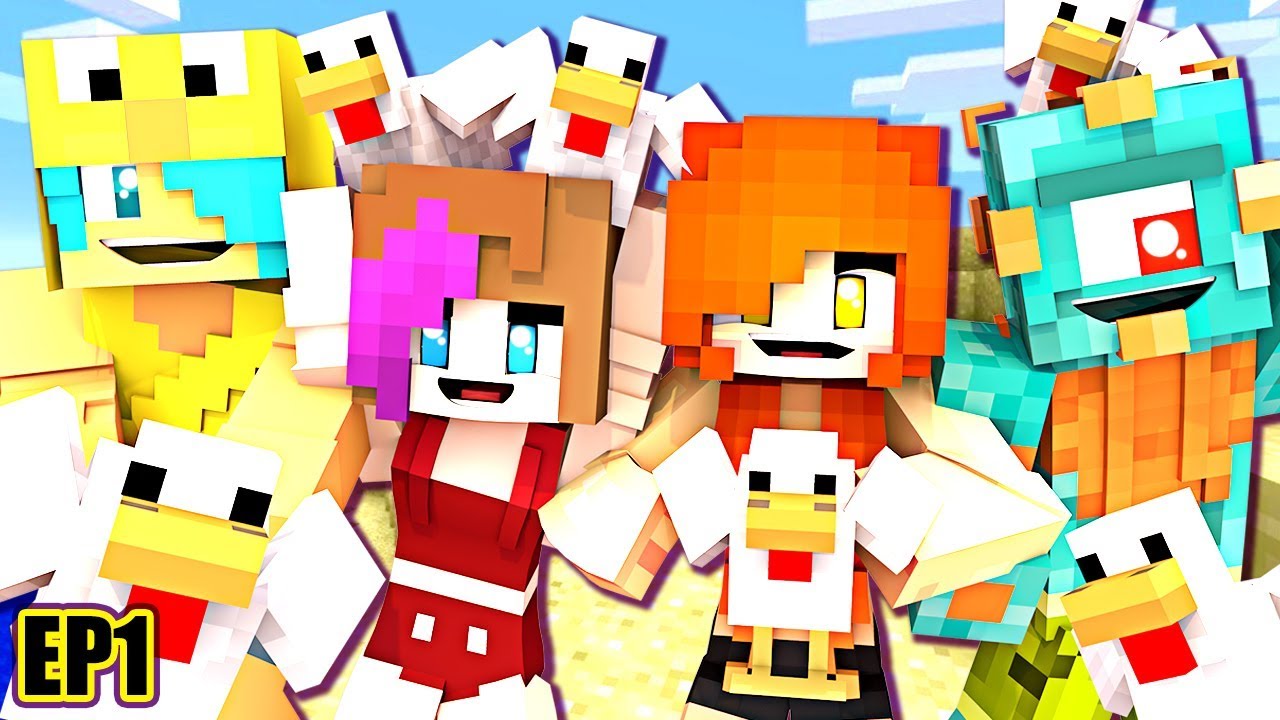 START THAT MESS! [Minecraft Summer Survival Adventure EP01] with Gamer Chad, MicroGuardian & Audrey