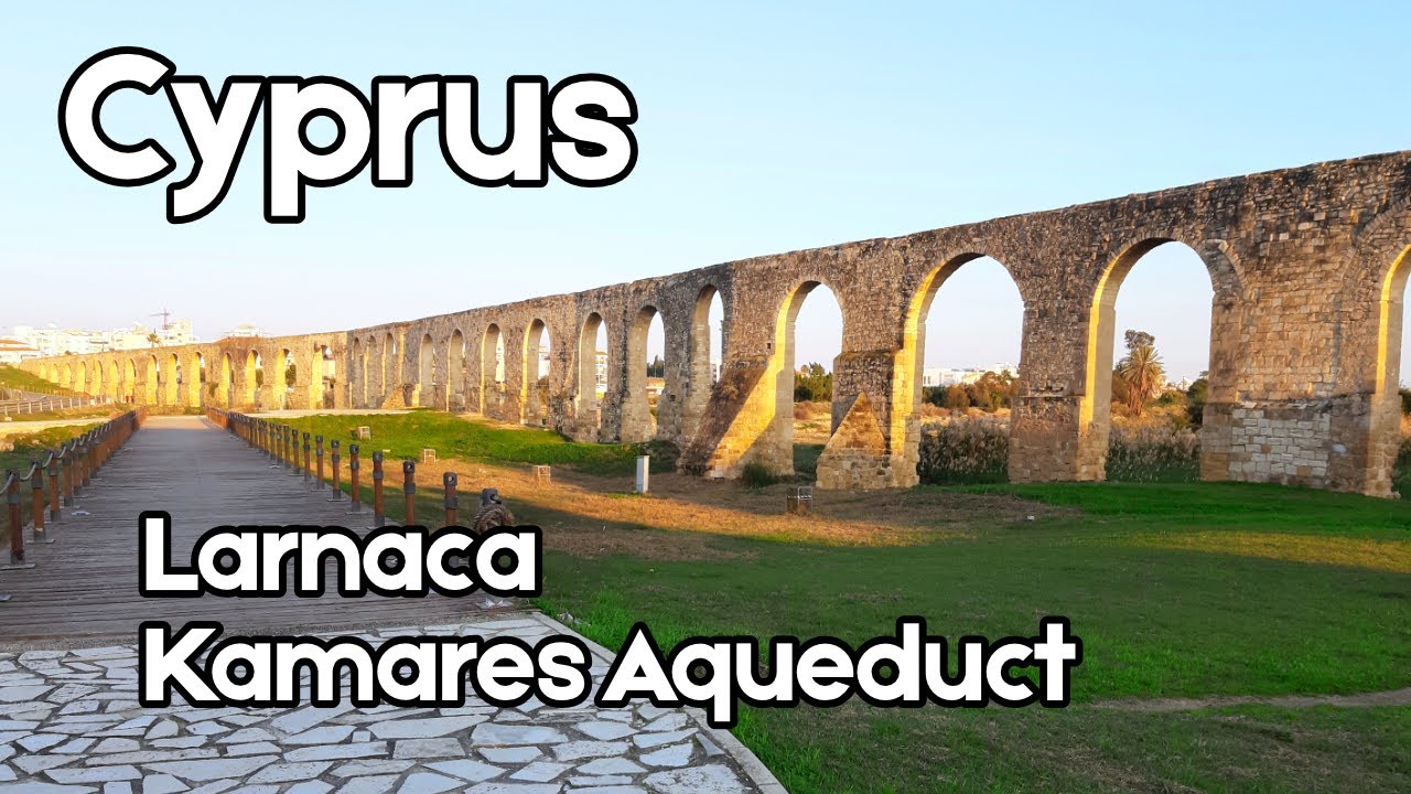 Ларнака, Кипр - Акведук Камарес | 4K - ходить