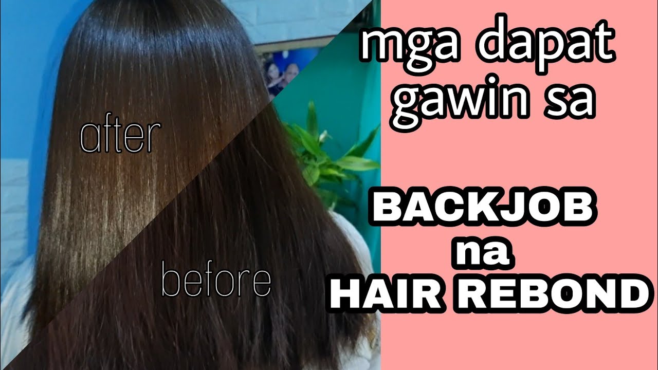 PAANO SULOSYUNAN ANG BACKJOB NA REBOND| tips & techniques (from dry to shiny) || ken di's vlog