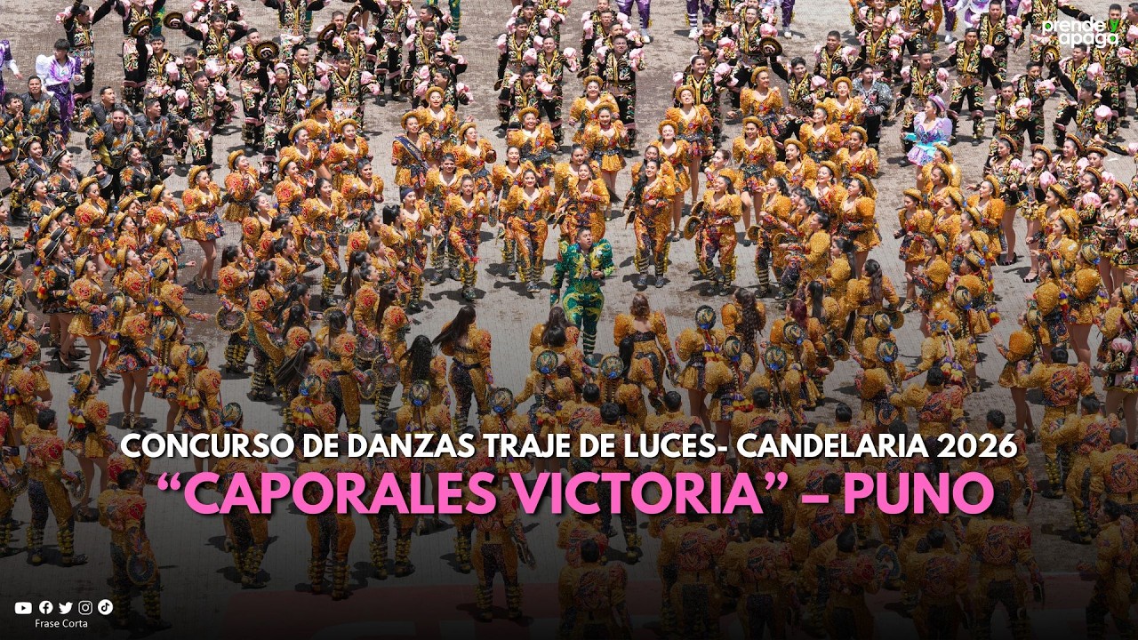 #Puno: Asociación Folklórica “Caporales Victoria” – Puno - Festividad Virgen de la Candelaria 2026