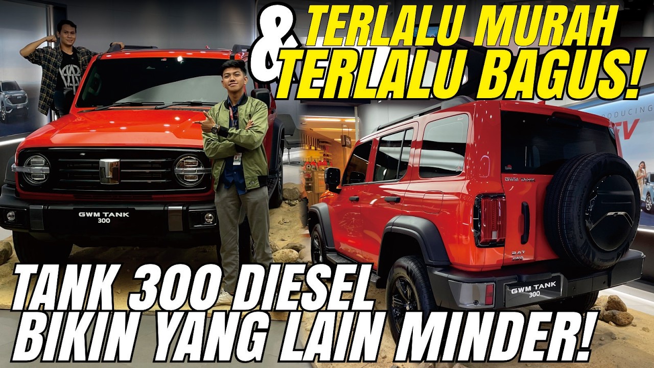HARGA SEGINI ADA YANG KAYA INI?! GWM TANK 300 DIESEL BIKIN CUMI DARAT MINDER BISA KIRIM KEMANAPUN