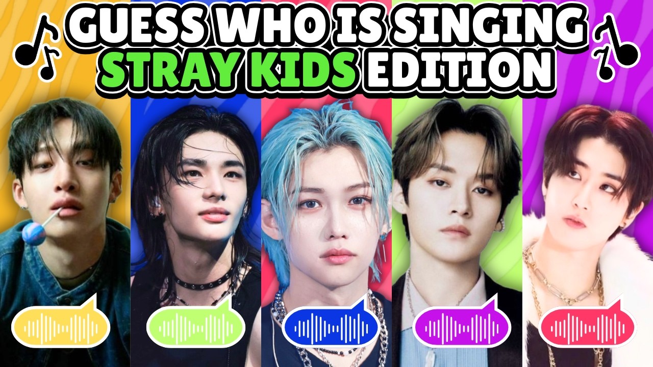 STRAY KIDS QUIZ | Guess the Singer Challenge | Can You Identify Who’s Singing? 🎤💡Kpop Quiz