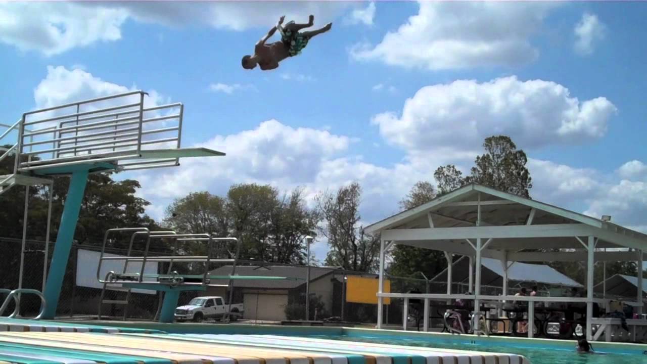 Diving Board Tricks 2012 (Triple Backflip/Frontflip Included)