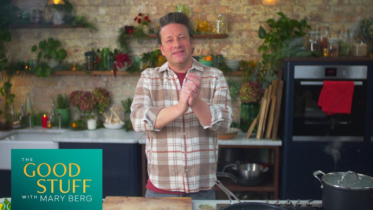 Jamie Oliver cooks up an Italian-inspired shrimp pasta dish | The Good Stuff with Mary Berg