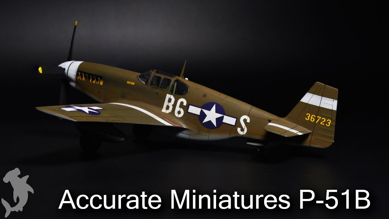 Accurate Miniatures 1/48 P-51B Old Crow | Ностальгическое видео полной сборки