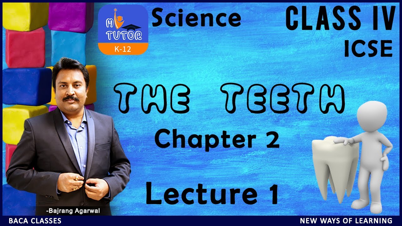 ICSE | Class IV | Science | The Teeth | Chapter 2 | Lecture 1