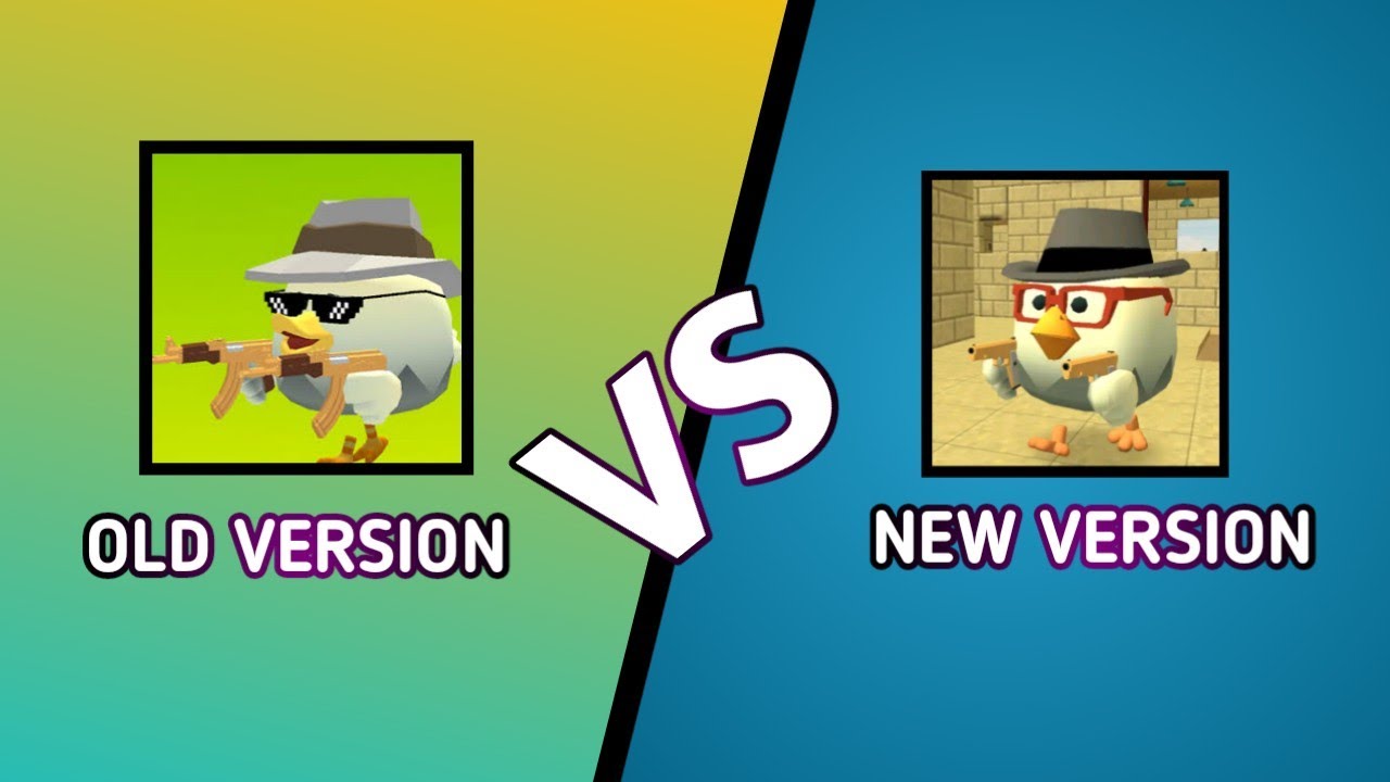 Old vs new Version in chicken Gun 🔥🔥