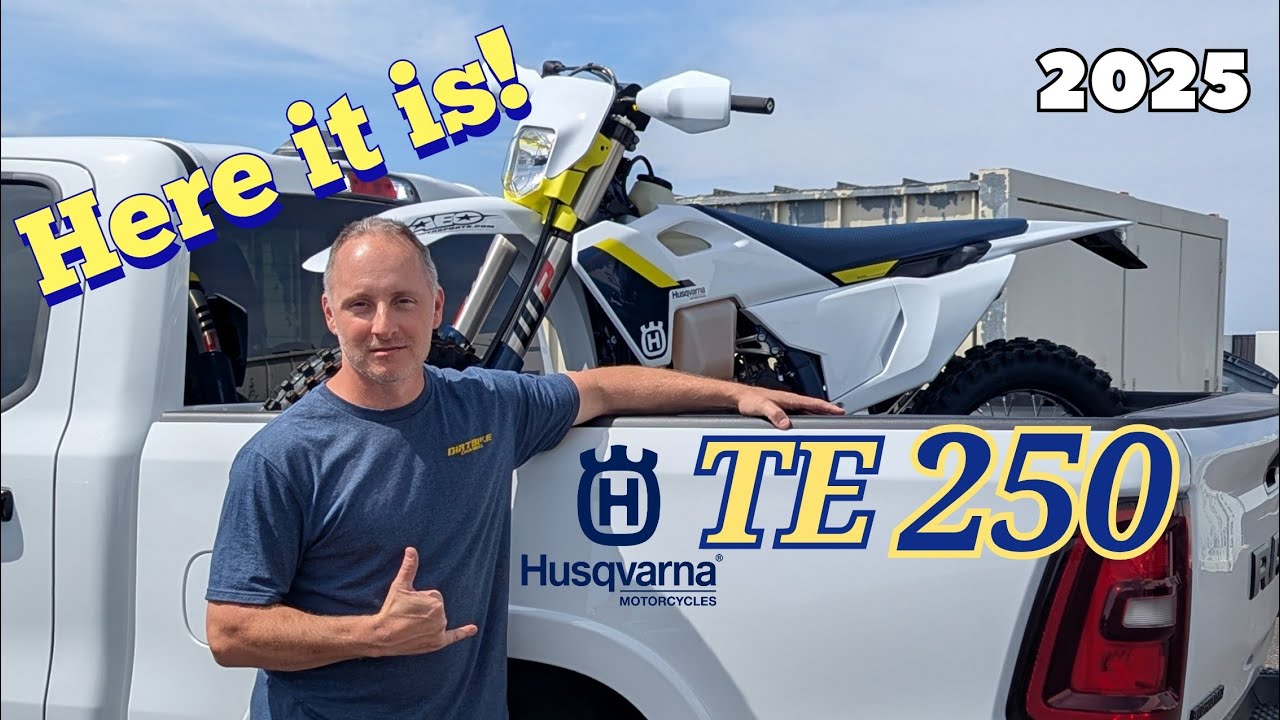My New 2025 Husqvarna TE250 -reveal and full walkaround -tbi 2 stroke enduro!