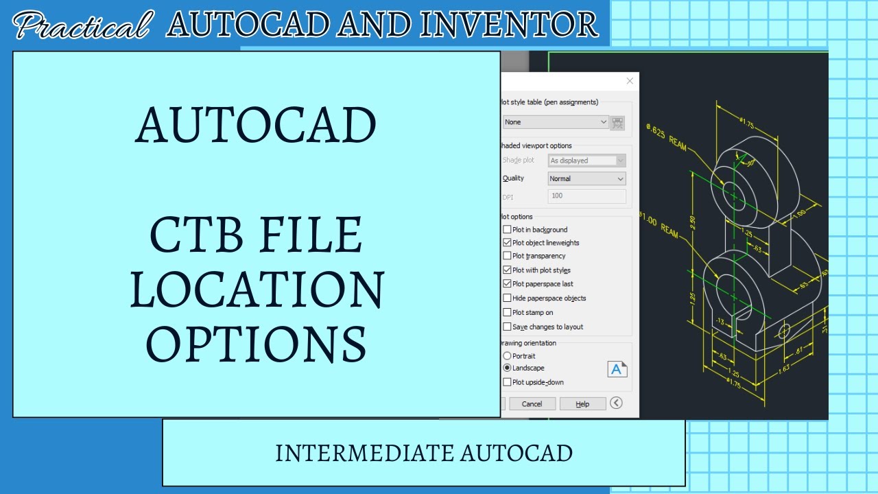 AutoCAD CTB File Location