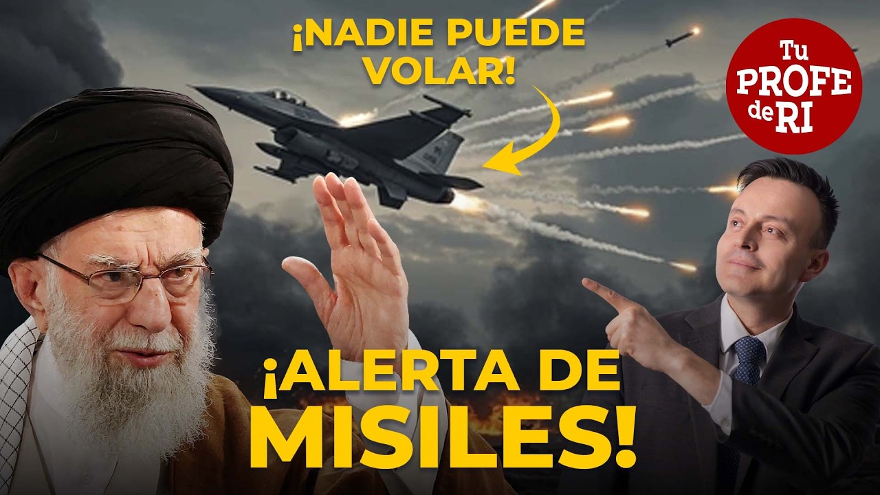 ¡ALERTA MÁXIMA! IRÁN EMITE NOTAM POR LANZAMIENTO DE MÍSILES. NADIE PUEDE VOLAR HASTA NUEVO AVISO