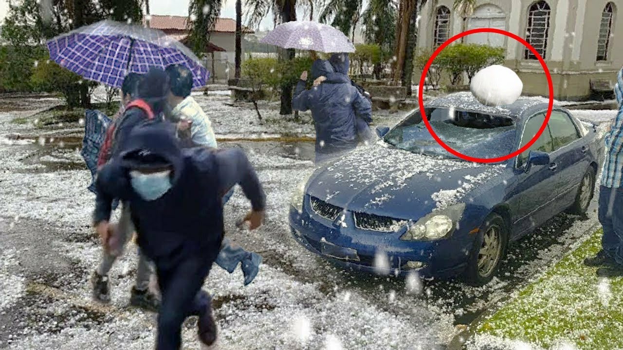 The Sky is Destroying Canada!! Scary Hail storm hit Winnipeg, Manitoba! Natural Disaster
