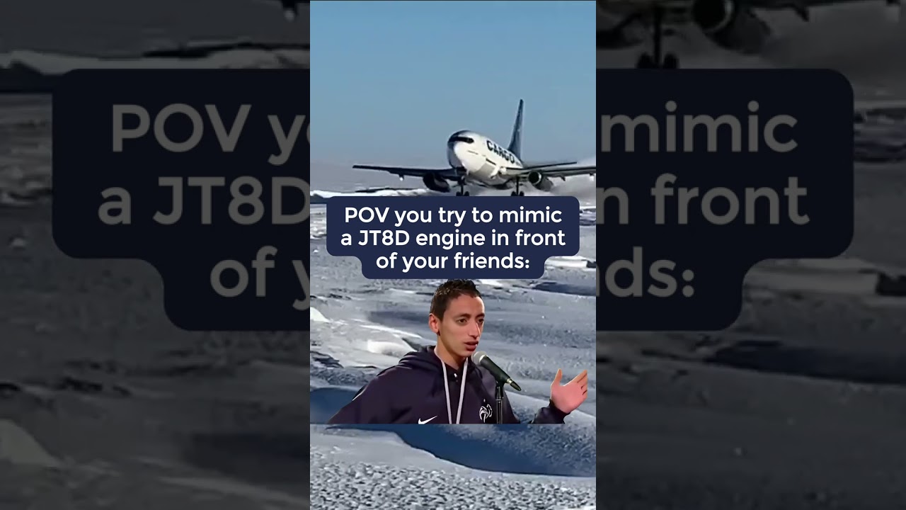 Imitating the JT8D Engine In Front of Your Friends | Nailed it?