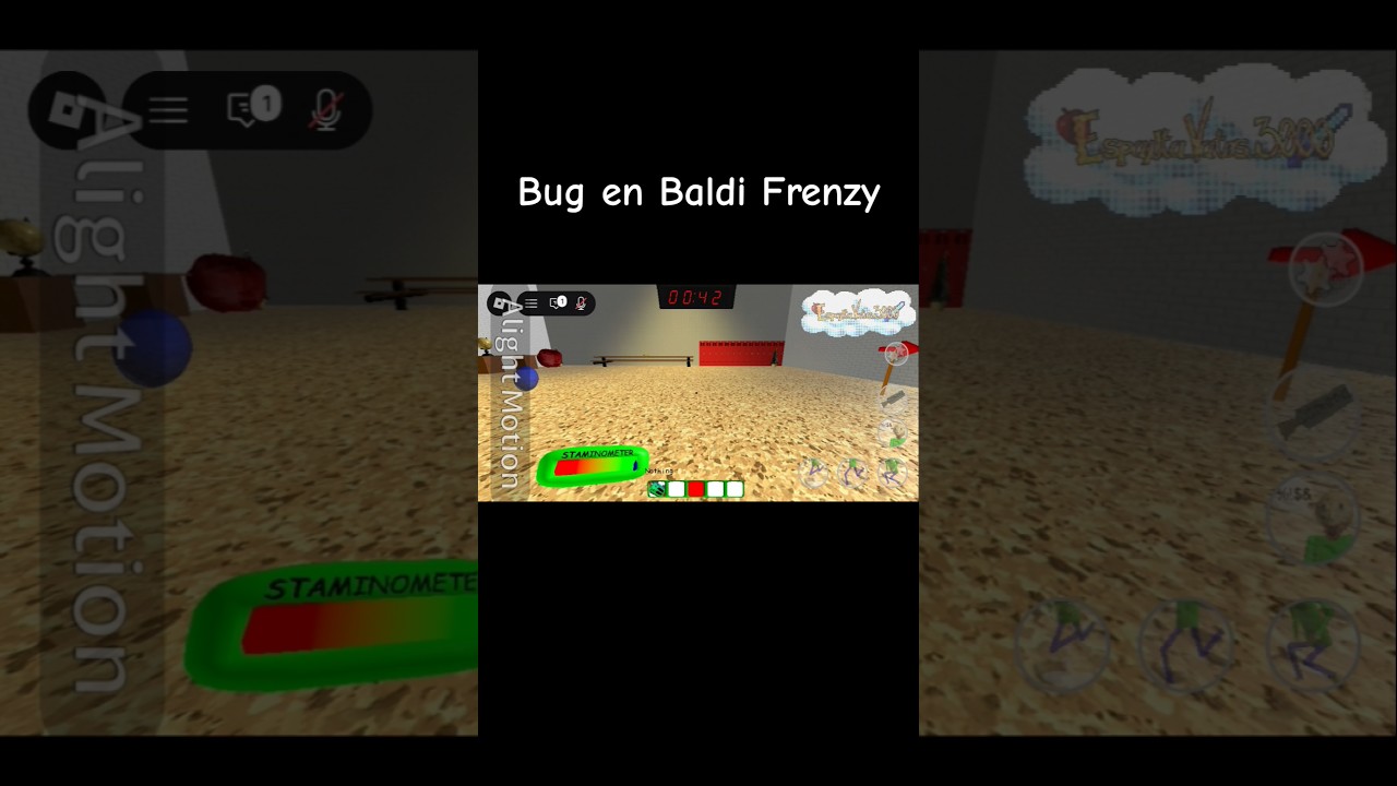 Bug en Baldi Frenzy 