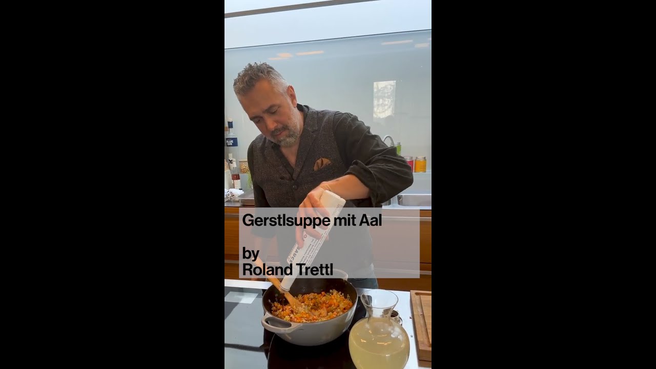 #Teamtrettlkocht Gerstlsuppe mit Räucheraal
