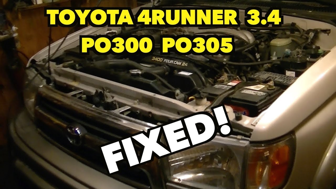 Toyota 4Runner 3.4 Random Miss-fire P0300, P0305...~Miss-fire Ghost~ Fixed!