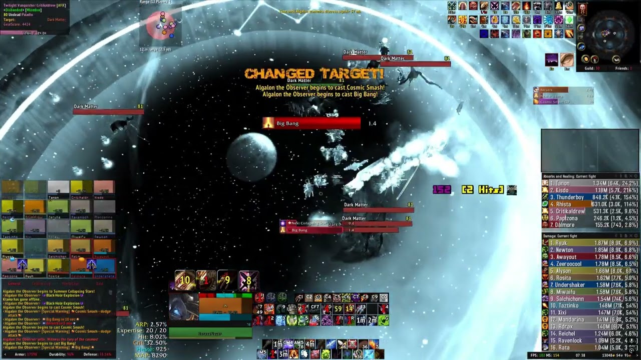 Test of quality Algalon 25 Hm ascended whitemane.org private serv