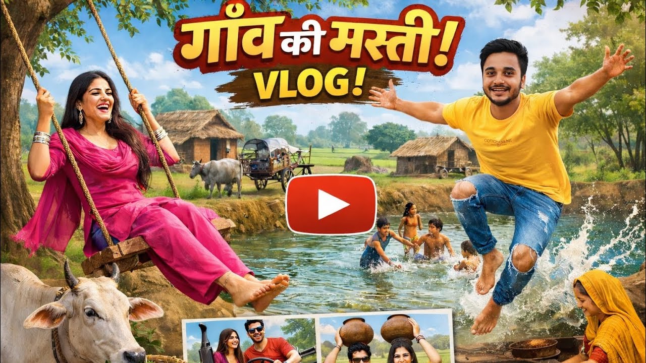 Gaanv ki masti full enjoy #vlog 🤩 #video @RRajeshVlogs @souravjvlogs @dheerajkevlogs 