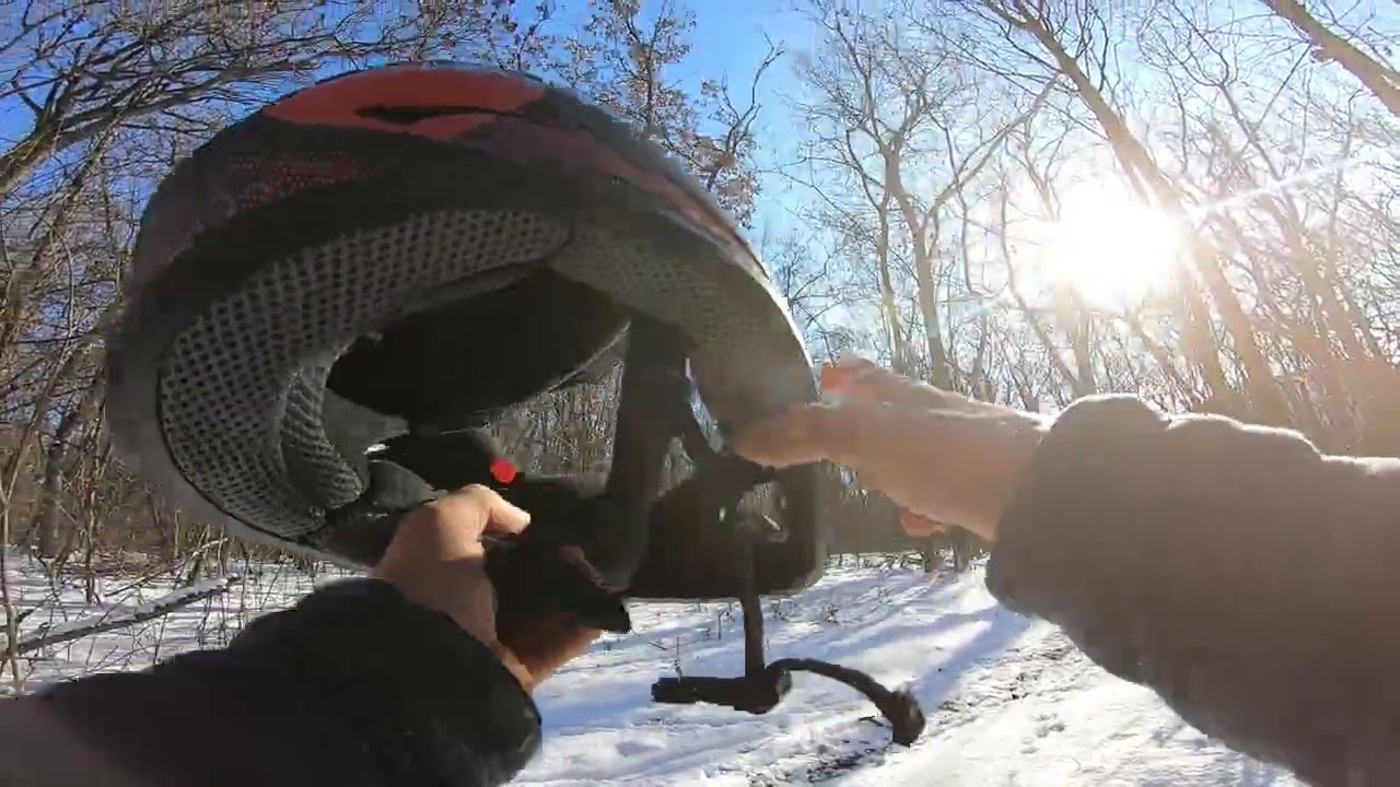 Winter downhill Köves-bèrc on a  Kids bike 2026