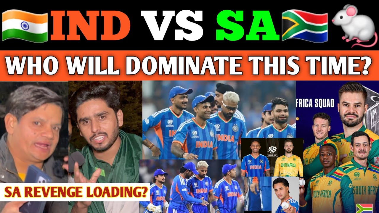 IND🇮🇳 VS SA🇿🇦 MOST AWAITED FACE OFF | WHO WILL WIN THIS TIME? | 2024 revenge or another heartbreak?