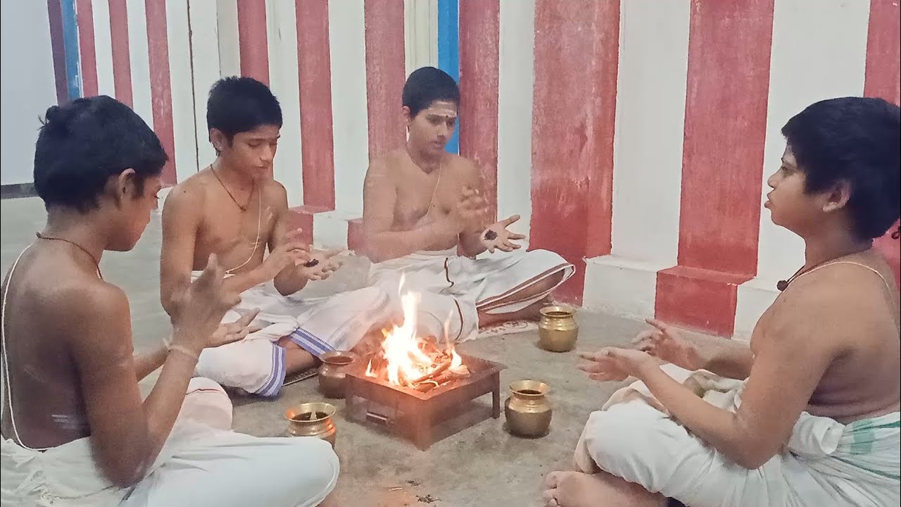 Bodhayaniya Agnikaryam/Homa/Samidhadanam (Shankara Veda Patashala) ಬೋಧಾಯನೀಯ ಅಗ್ನಿಕಾರ್ಯಂ/ಸಮಿಧಾದಾನ೦