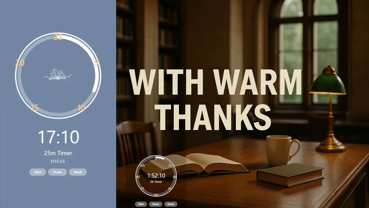 Morning Library Lofi Live – Study   Work   Deep Focus BGM