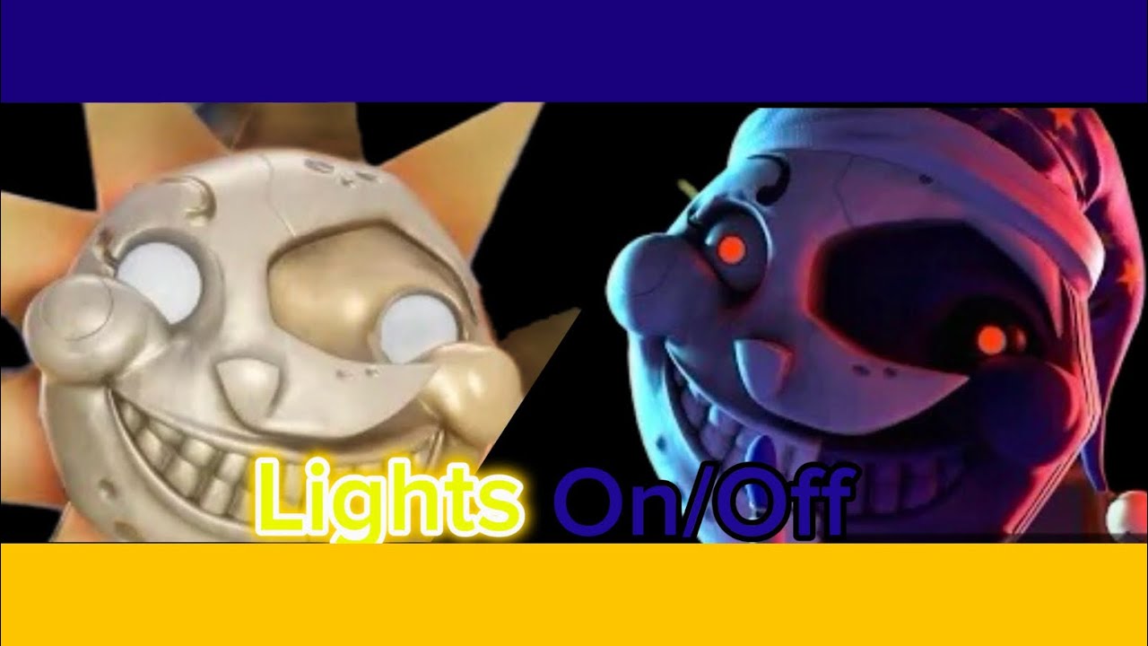 Lights on/off combined music video